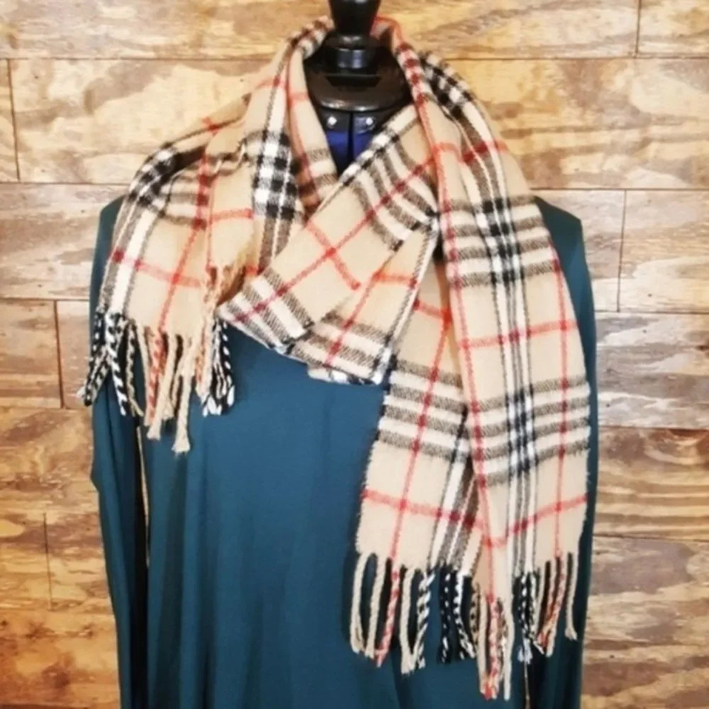 JAMES PRINGLE WEAVERS | Scottish Plaid Scarf - Picture 4 of 4